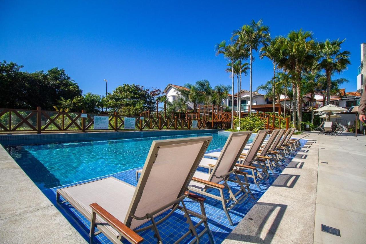 Varandas Do Atlantico 101A - Excelente Apartamento Em Condominio De Luxo A Beira Mar - Piscina Climatizada - Academia - 邦比尼亚斯 外观 照片