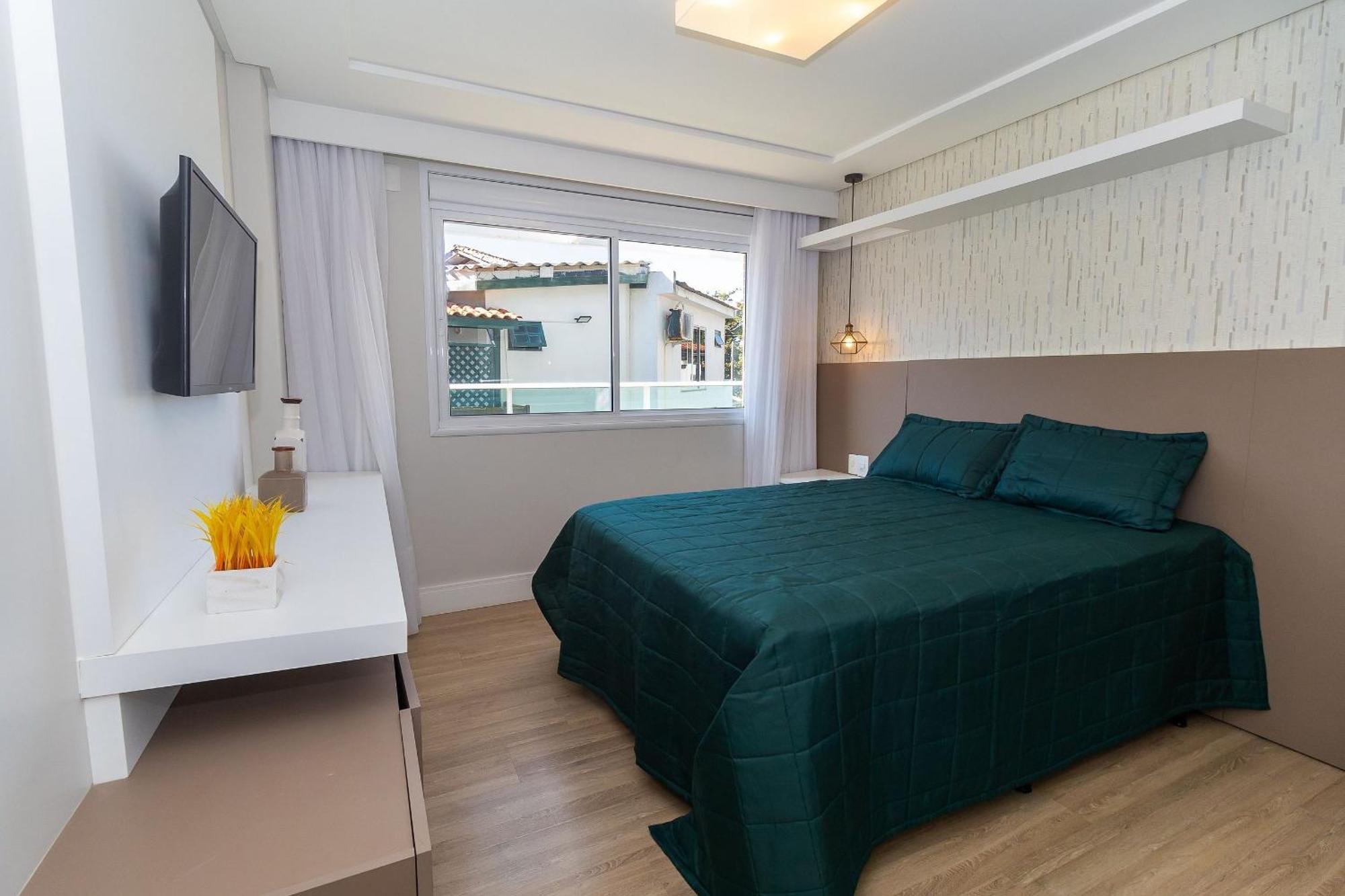 Varandas Do Atlantico 101A - Excelente Apartamento Em Condominio De Luxo A Beira Mar - Piscina Climatizada - Academia - 邦比尼亚斯 外观 照片
