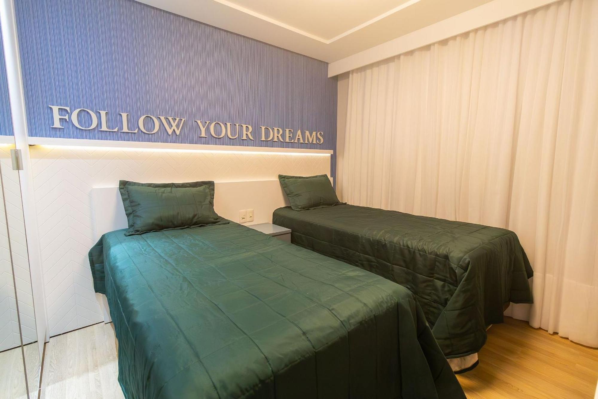 Varandas Do Atlantico 101A - Excelente Apartamento Em Condominio De Luxo A Beira Mar - Piscina Climatizada - Academia - 邦比尼亚斯 外观 照片