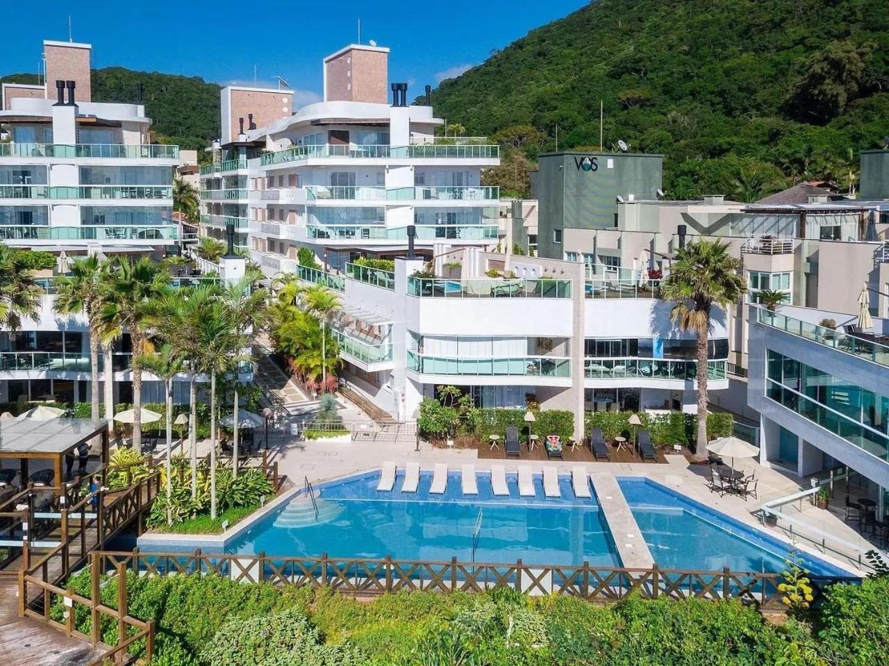 Varandas Do Atlantico 101A - Excelente Apartamento Em Condominio De Luxo A Beira Mar - Piscina Climatizada - Academia - 邦比尼亚斯 外观 照片