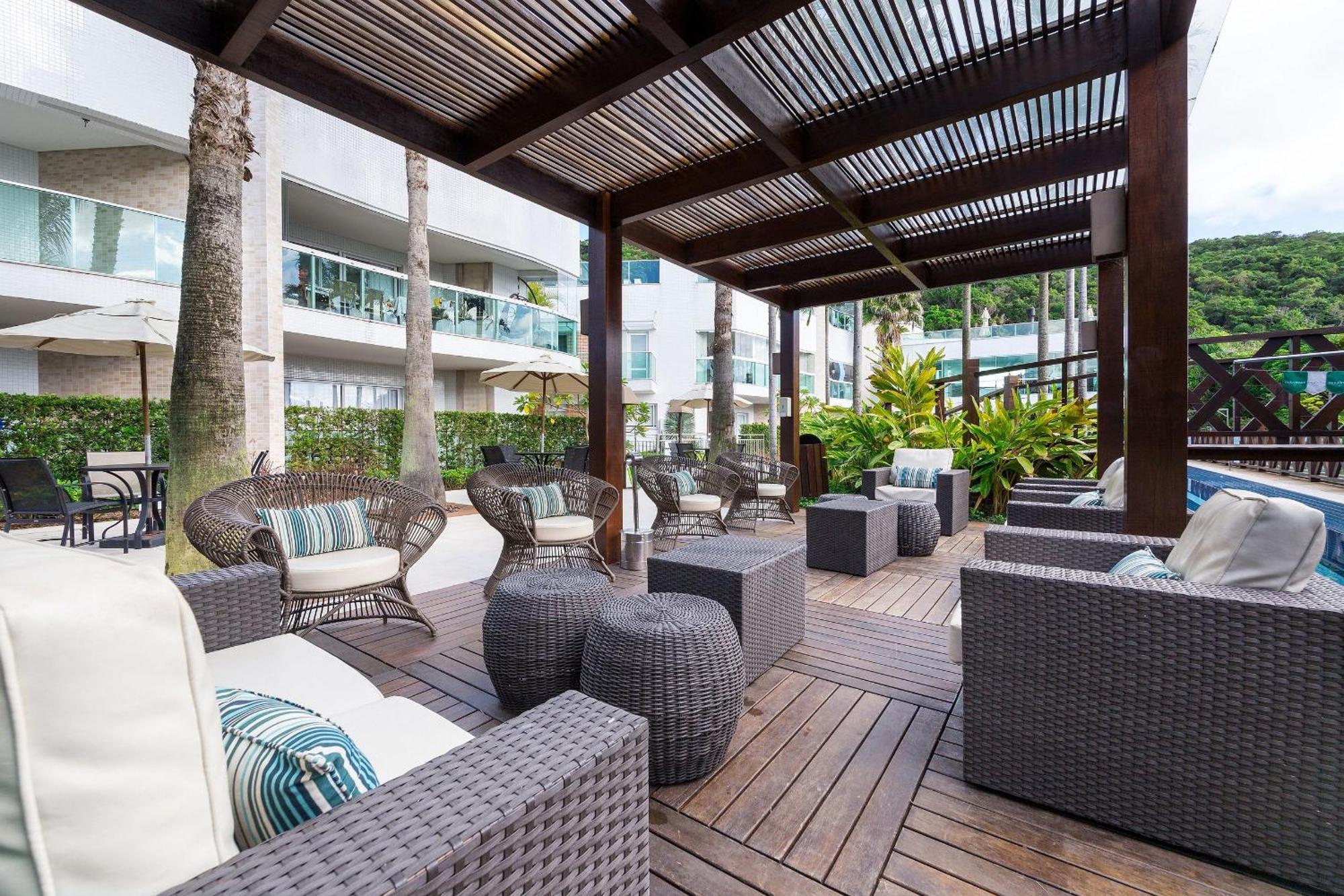 Varandas Do Atlantico 101A - Excelente Apartamento Em Condominio De Luxo A Beira Mar - Piscina Climatizada - Academia - 邦比尼亚斯 外观 照片