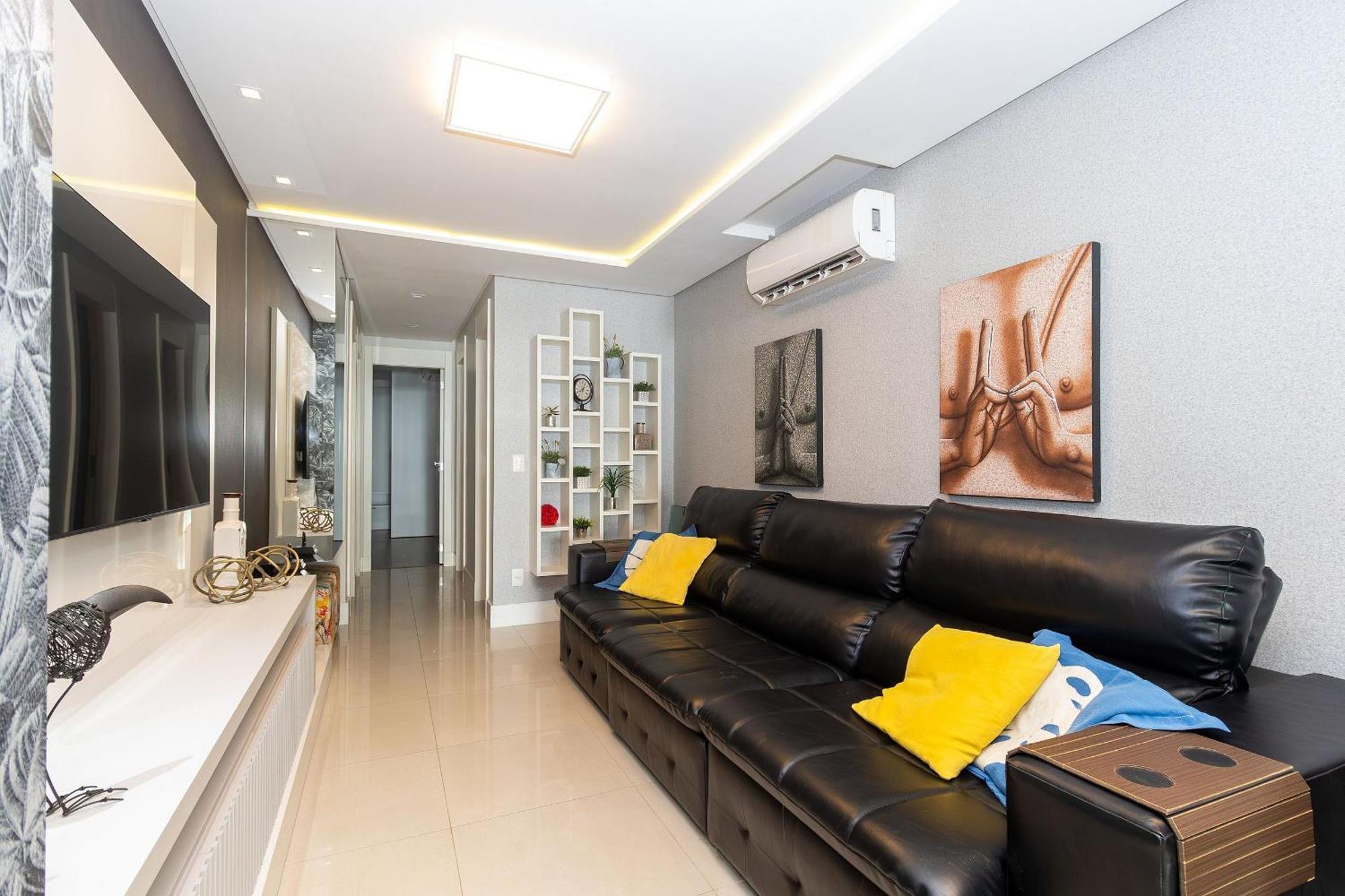 Varandas Do Atlantico 101A - Excelente Apartamento Em Condominio De Luxo A Beira Mar - Piscina Climatizada - Academia - 邦比尼亚斯 外观 照片
